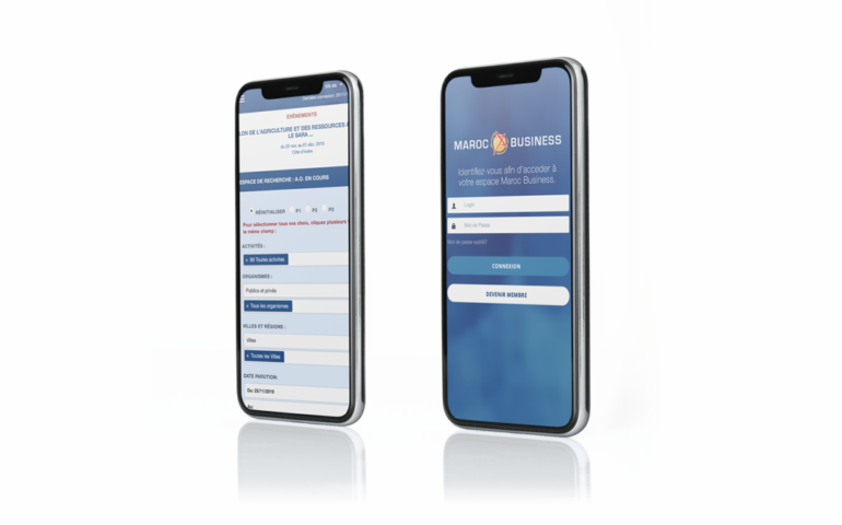 Référence Digital CROCUS apps Maroc Business